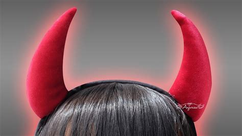 diy horns headband|diy devil horn forehead.